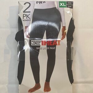 32 Degrees‎ Black Base Layer Leggings